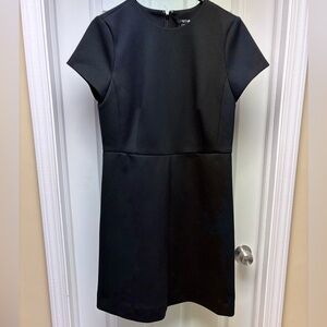 Ann Taylor Petite Black Sheath Dress Size 12P Classic Work Dress